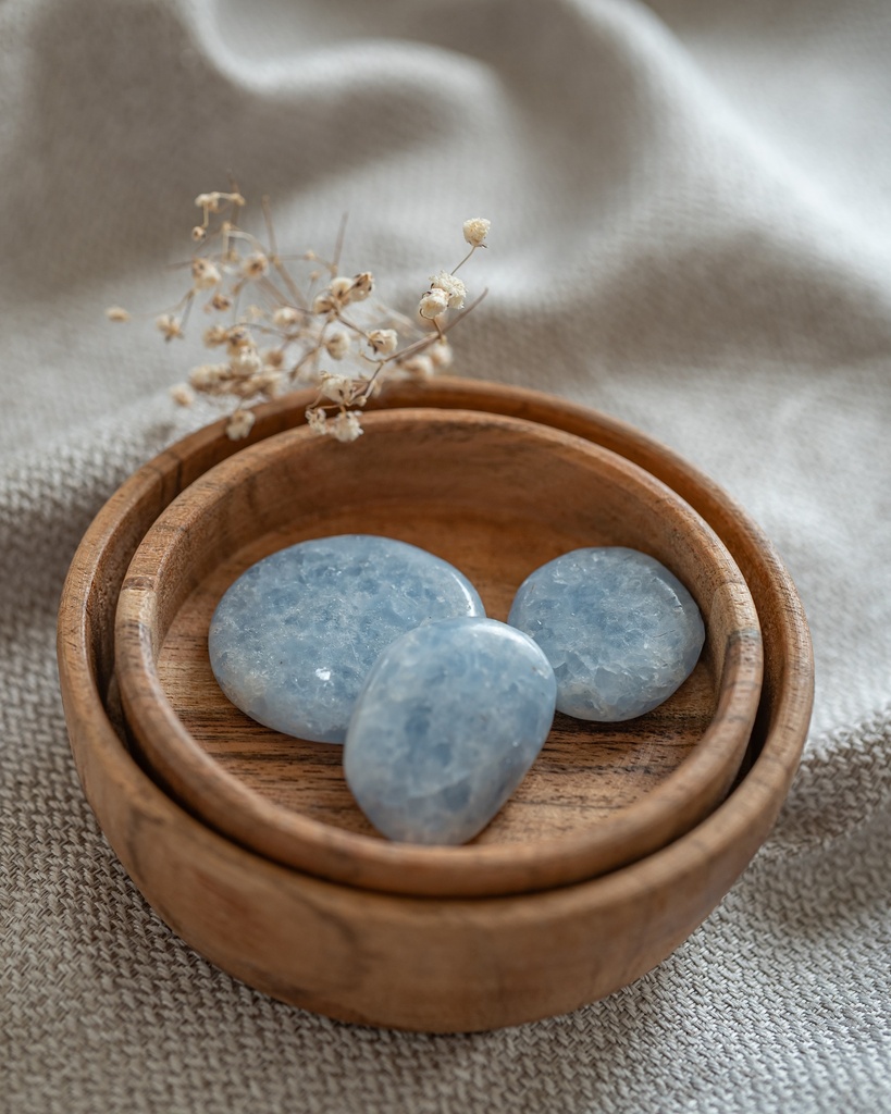 Calcite Bleue - Pierre plate