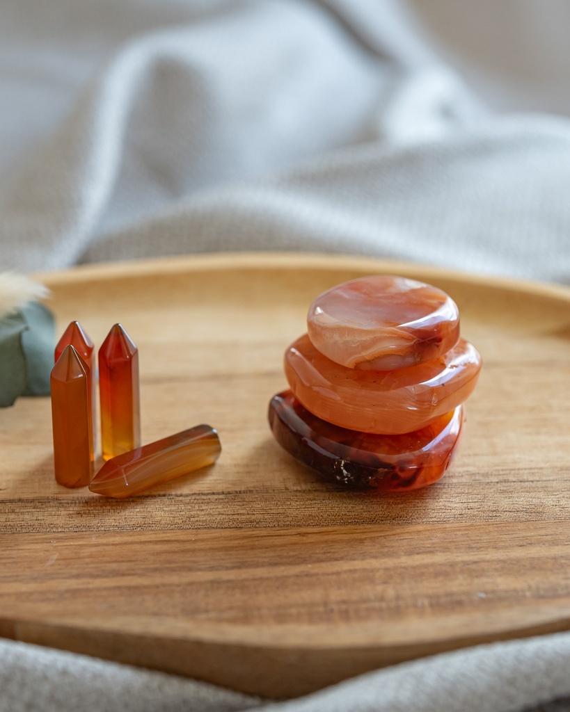 Cornaline - Pointe polie 30mm