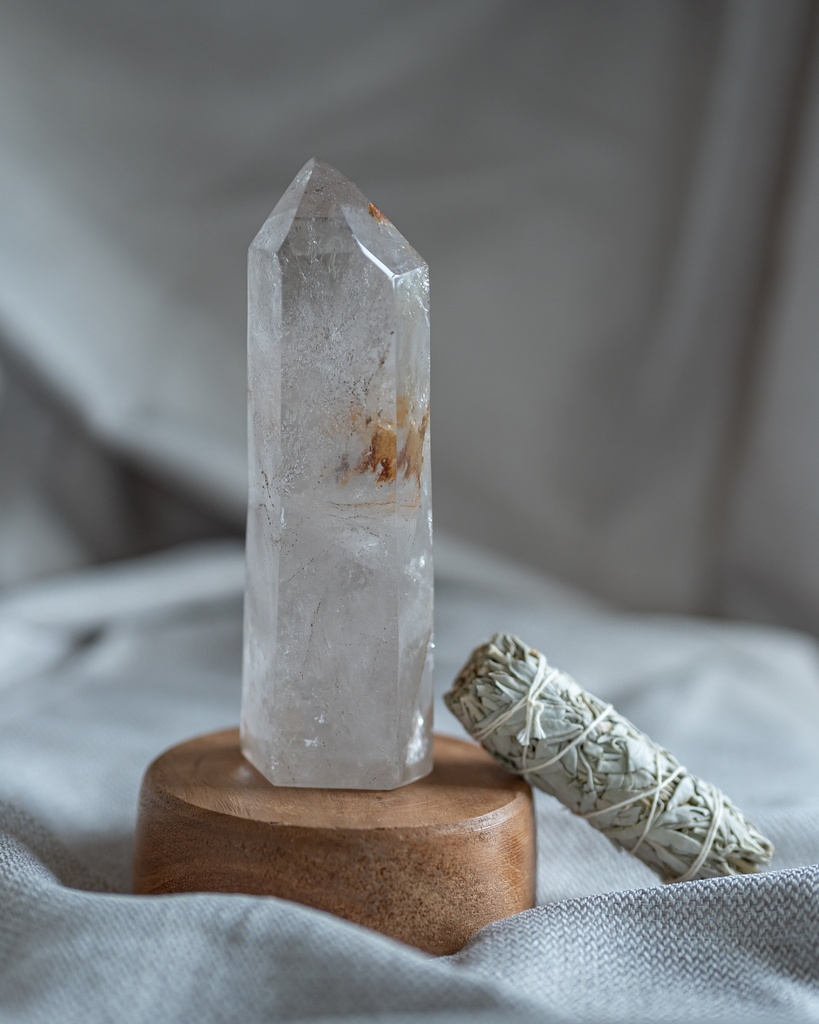 Cristal de roche fumé - Grande Pointe